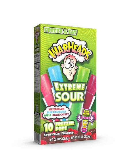 Warheads Extreme Sour Freezer Pops - My American Market