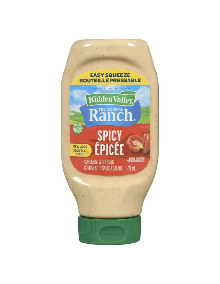 Hidden Valley - The Original Ranch Spicy (sauce ranch relevée) - My American Market