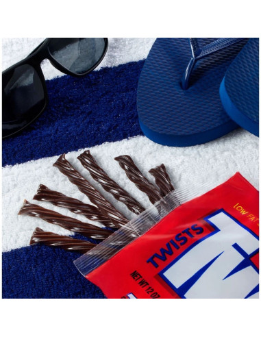 Twizzlers - Twists Chocolate (torsades à mâcher au chocolat) - My American Market