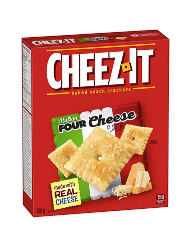 Cheez-It - Four Cheese (crackers carrés aux quatre fromages) - My American Market