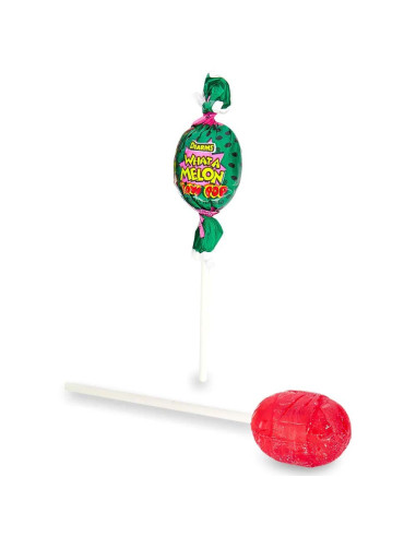 Charms - What-A-Melon Blow Pops (lecca-lecca con cuore di chewing-gum, anguria) - My American Market