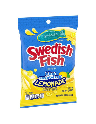 Limonada de frambuesa azul Swedish Fish - My American Market