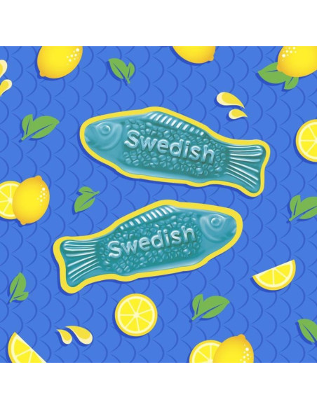 Limonada de frambuesa azul Swedish Fish - My American Market