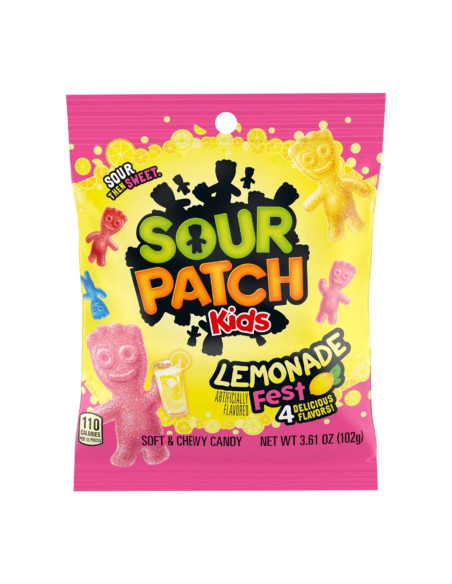 Sour Patch Kids Lemonade Fest 102g - My American Market