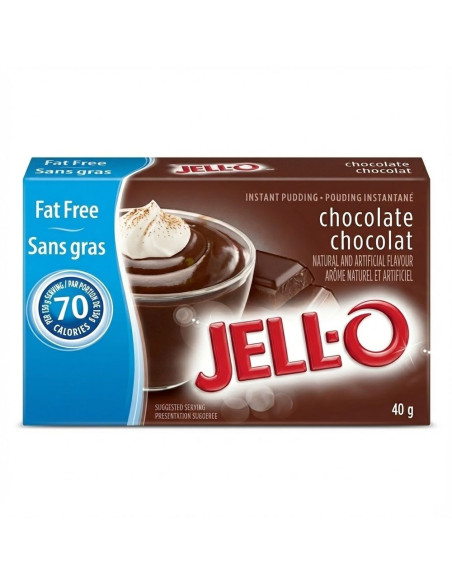Pudín instantáneo de chocolate sin grasa Jell-O - My American Market