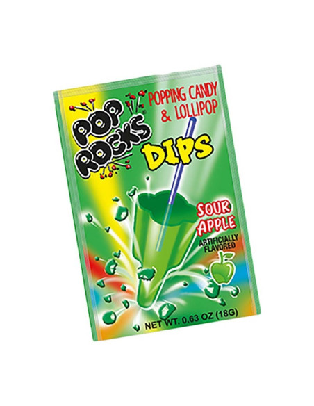 Pop Rocks Dips Sour Apple - My American Market