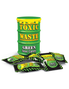 Toxic Waste Green Sour Candy - My American Market