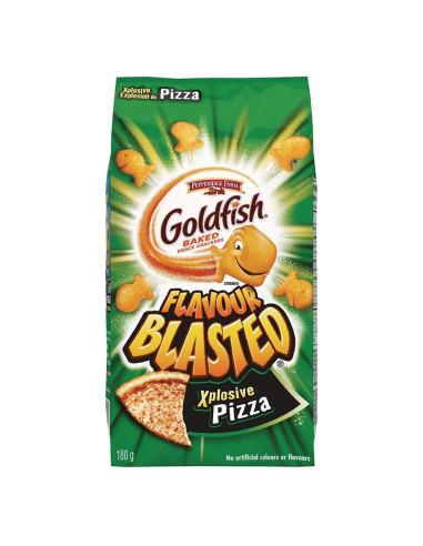 Crackers Goldfish Flavour Blasted Xplosive Pizza - My American Market