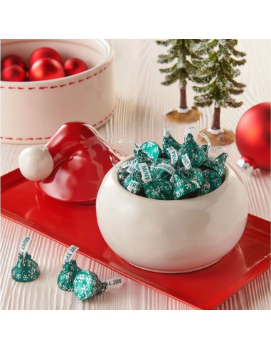 Hershey's Christmas Kisses Trufa de menta - My American Market