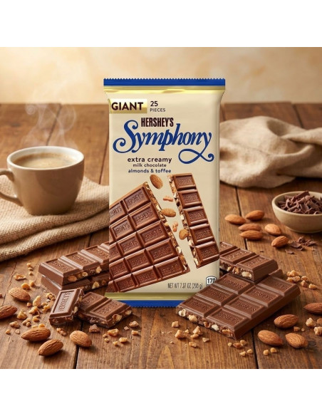 Hershey's Symphony Almonds Giant - My American Market