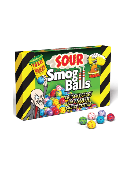 Toxic Waste - Sour Smog Balls (billes ultra-acidulées) - My American Market
