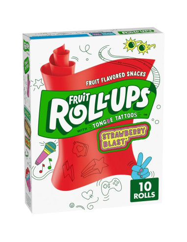 Fruit Roll-Ups Strawberry Blast - My American Market