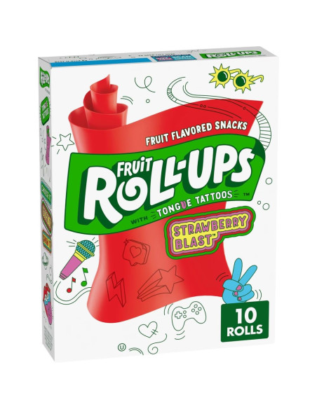Fruit Roll-Ups Strawberry Blast - My American Market