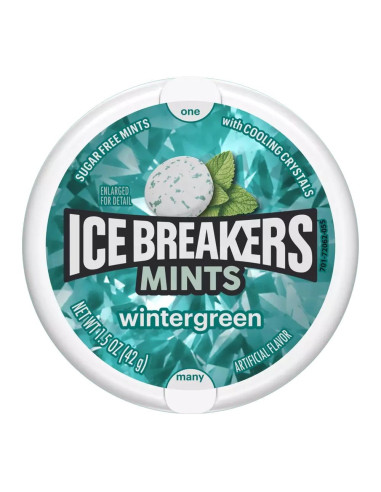 Ice Breakers - Mints Wintergreen (menthes à la gaulthérie) - My American Market