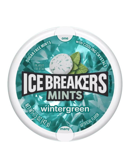 Ice Breakers - Mints Wintergreen (menthes à la gaulthérie) - My American Market