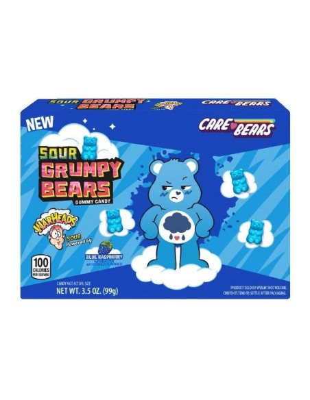 Warheads Care Bears Sour Grumpy Bears - My American Market