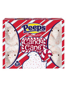 Peeps Marshmallow Candy Cane Chicks x10 - My American Market