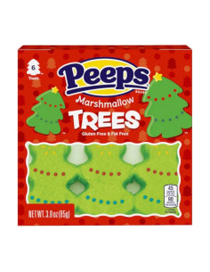 Peeps Marshmallow Alberi di Natale x6 - My American Market