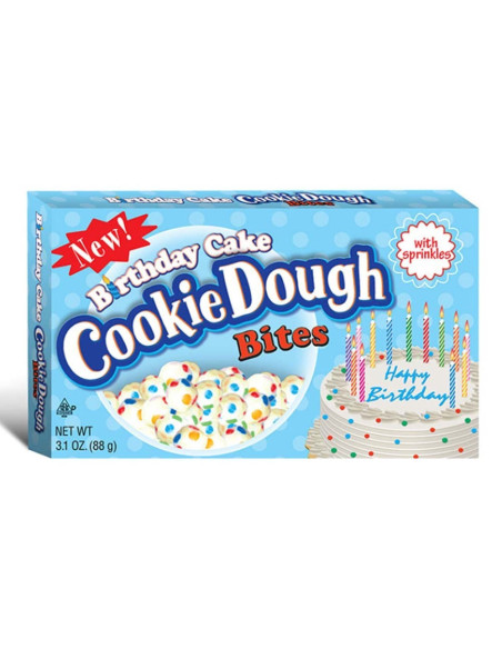 Cookie Dough Bites - Birthday Cake (bouchées de pâte à cookie gâteau d'anniversaire) - My American Market