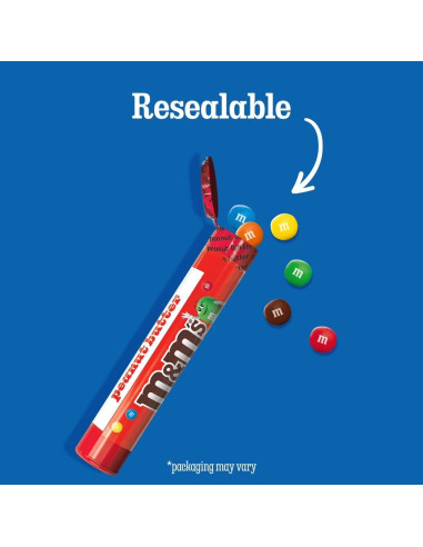 M&M's Minis Peanut Butter Tube - My American Market