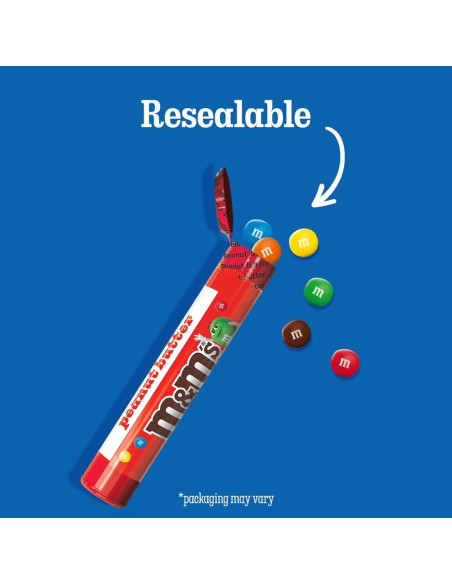 M&M's Minis Peanut Butter Tube - My American Market