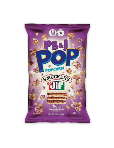 Popcorn al burro di arachidi e marmellata, Smuckers Jif, Uva - My American Market