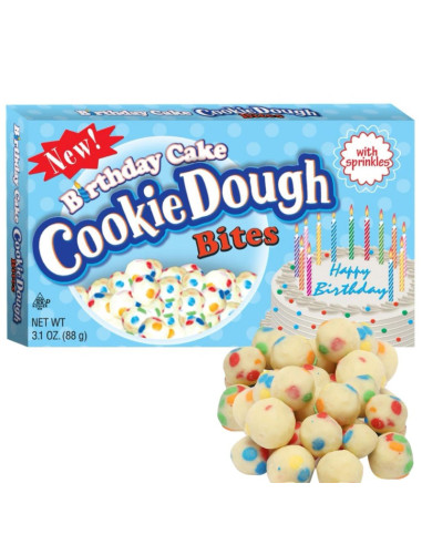 Cookie Dough Bites - Birthday Cake (bouchées de pâte à cookie gâteau d'anniversaire) - My American Market