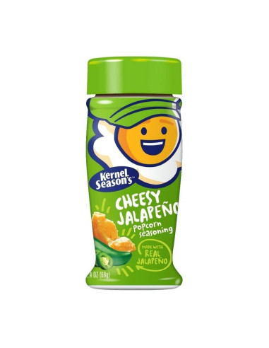 Condimento para palomitas de maíz con jalapeño y queso de Kernel Season - My American Market