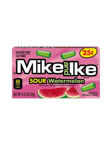 Sandía ácida Mike and Ike 22 g - My American Market