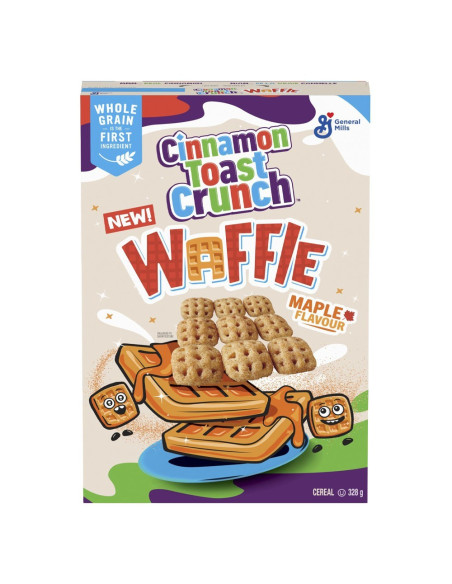 Waffle crujiente de canela y arce - My American Market