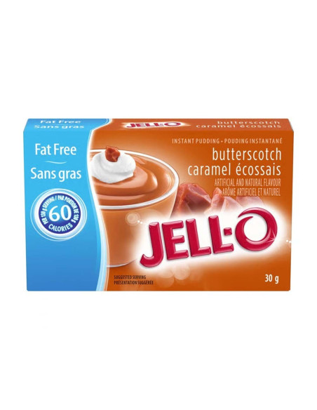 Budino istantaneo Jell-O senza grassi al caramello - My American Market