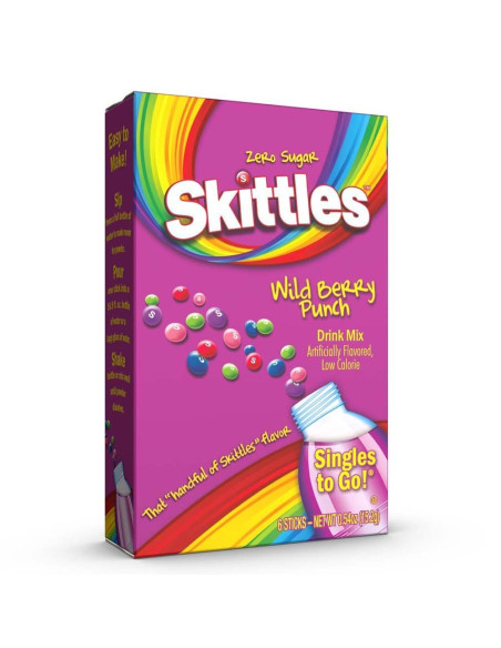 Skittles Singles To Go Wild Berry Punch - My American Market