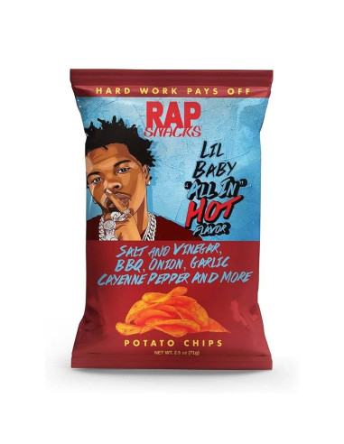 Papas fritas Rap Snacks Lil Baby All In Hot Chips - My American Market