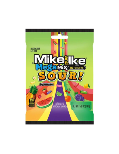 Mike and Ike Mega Mix Sour 141g - My American Market