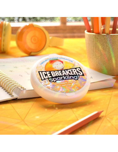 Refresco de piña y mango espumoso Ice Breakers - My American Market