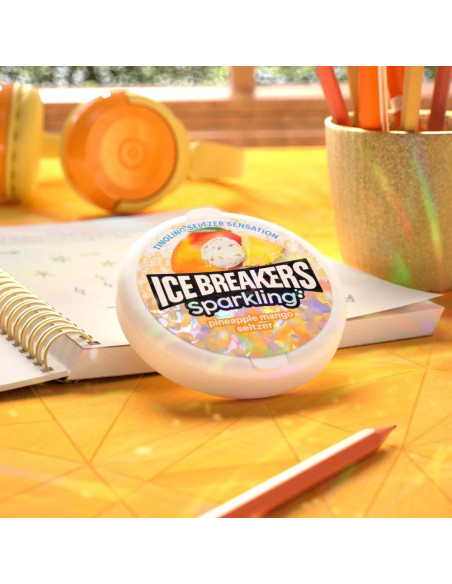 Refresco de piña y mango espumoso Ice Breakers - My American Market