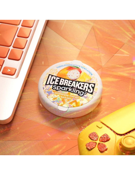 Refresco de piña y mango espumoso Ice Breakers - My American Market