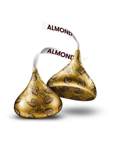 Hershey's Kisses Milk Chocolate with Almonds Share Pack - My American Market