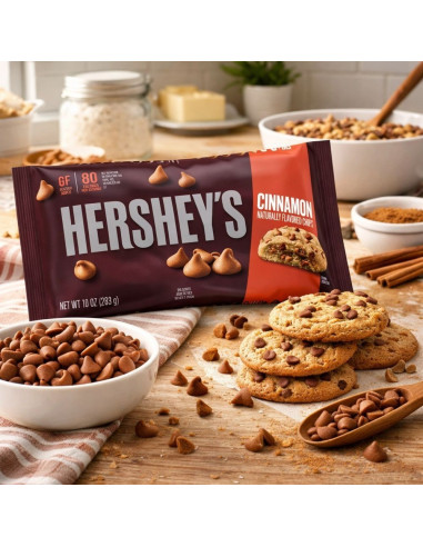 Hershey's - Cinnamon Chips, pépites à pâtisserie à la cannelle - My American Market