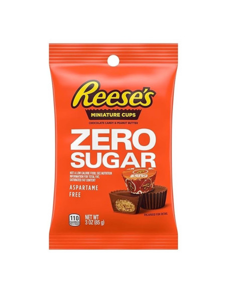 Tazas de mantequilla de maní en miniatura Reese's sin azúcar - My American Market