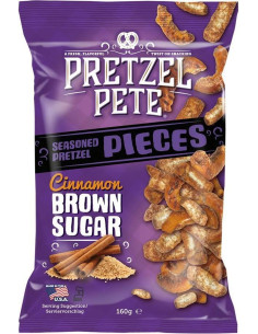 Pretzel Pete Pieces Cannella Zucchero di canna - My American Market