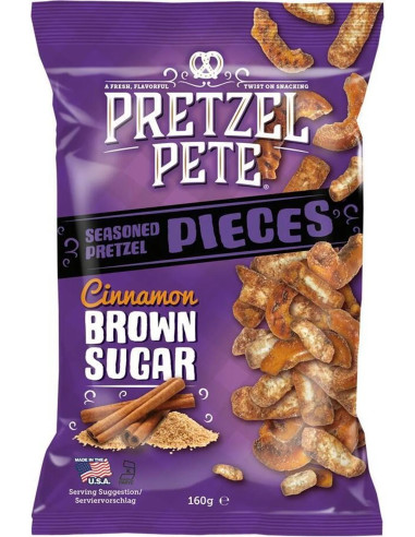 Pretzel Pete Pieces Cinnamon Brown Sugar - My American Market