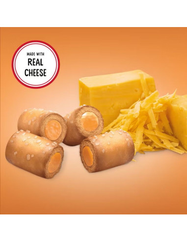Combos - Baked Pretzel Cheddar Cheese (bouchées de bretzel fourrées au cheddar) - My American Market