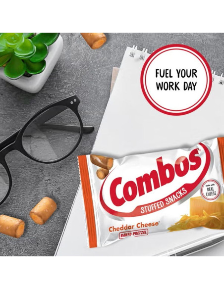 Combinaciones de pretzel horneado con queso cheddar - My American Market