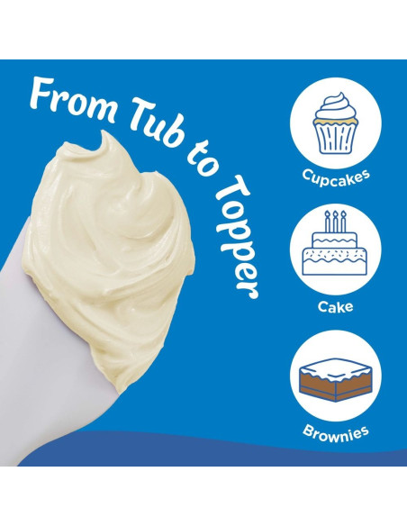 Glassa cremosa suprema alla vaniglia Pillsbury - My American Market