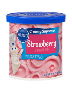 Glaseado cremoso supremo de Pillsbury con fresa - My American Market