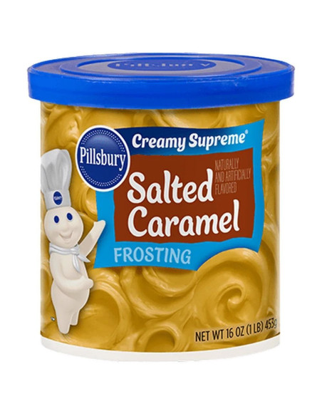 Glassa cremosa suprema al caramello salato Pillsbury - My American Market