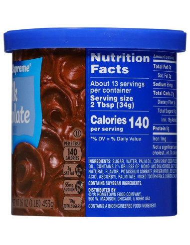 Pillsbury Creamy Supreme Frosting Milk Chocolate - My American Market