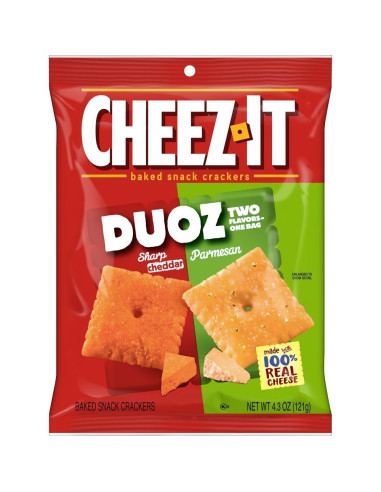 Cheez-It Duoz Cheddar piccante e parmigiano - My American Market