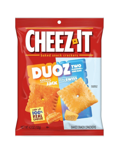 Cheez-It Duoz Cheddar Jack Baby Swiss - My American Market